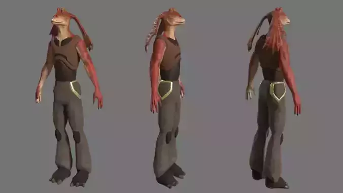 Gungan soldier JAR JAR