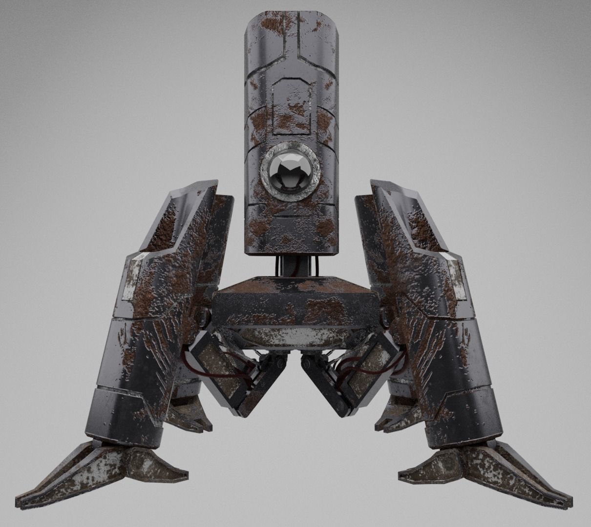 the goyt futuristic robot chair 3D model_8