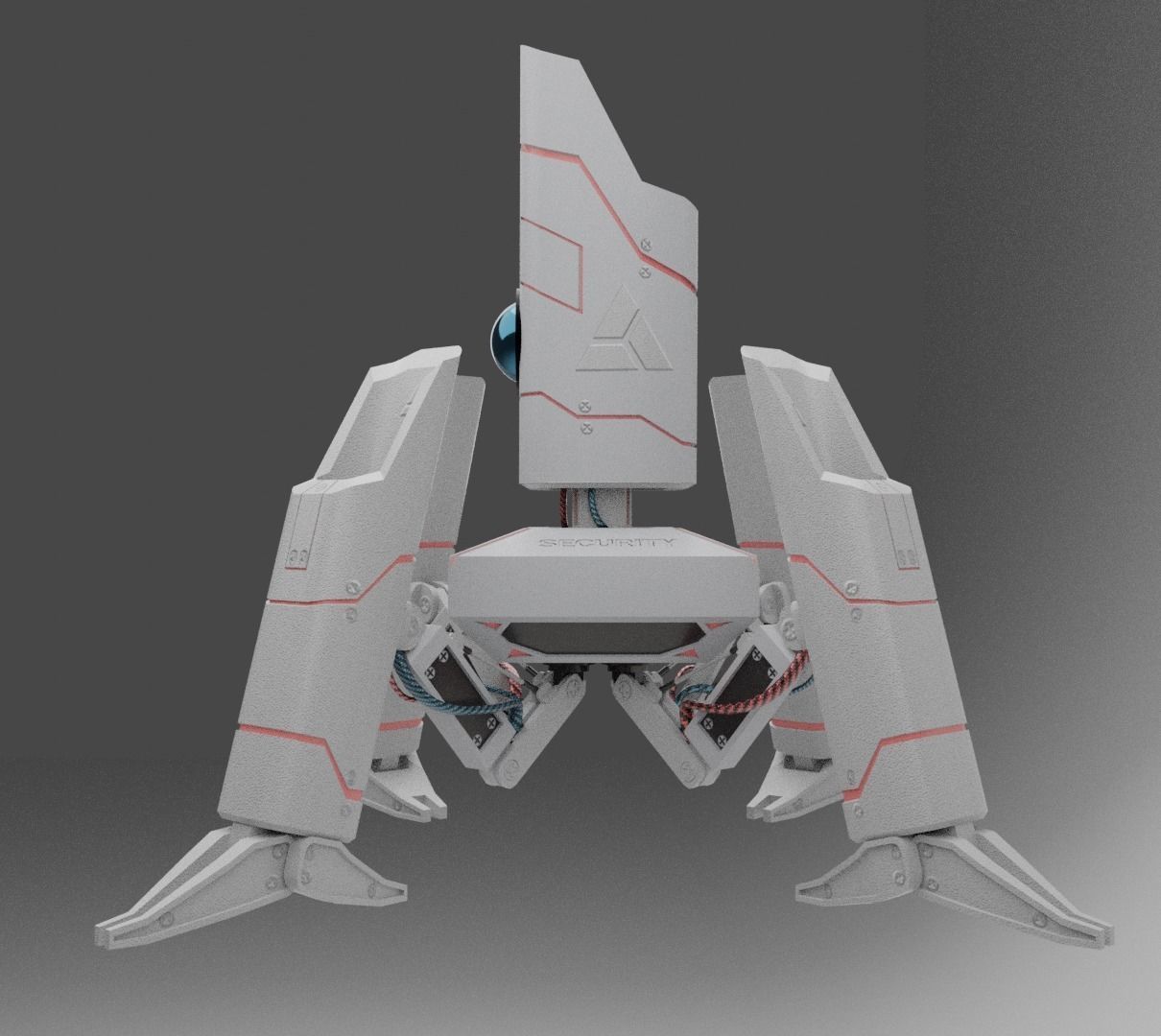 the goyt futuristic robot chair 3D model_1