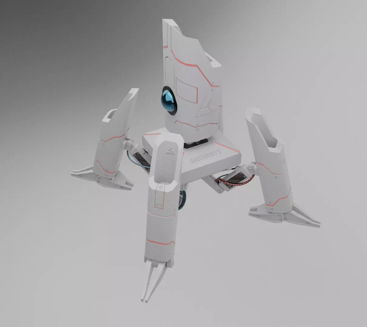 the goyt futuristic robot chair 3D model_0