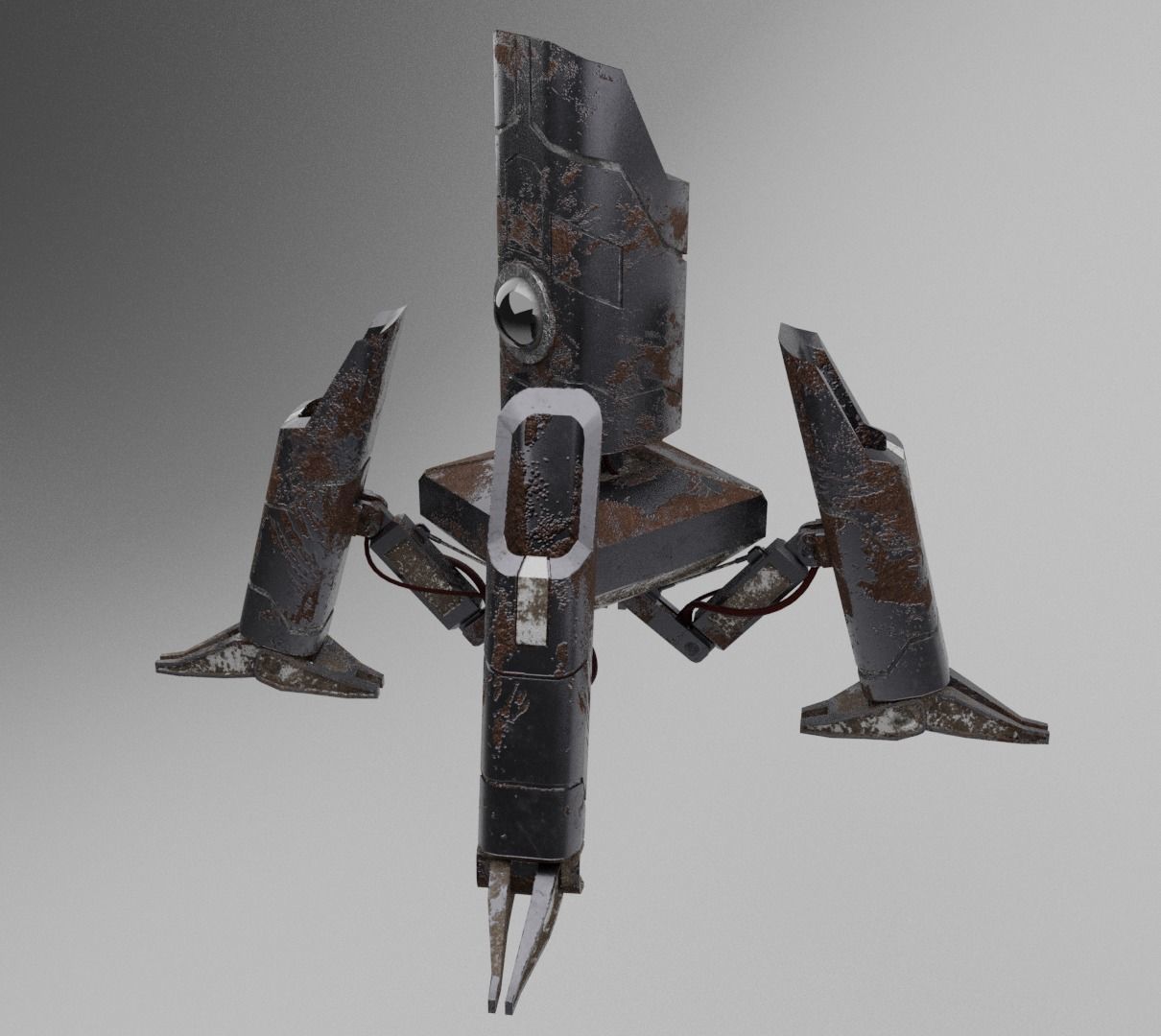 the goyt futuristic robot chair 3D model_6