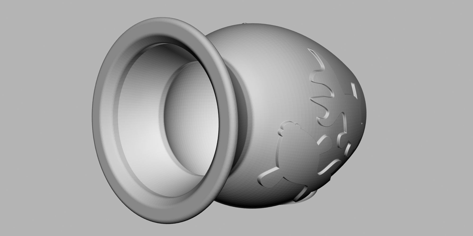 Aquarium-ornaments Octopus-pot -Goldfish- Free 3D print model_5