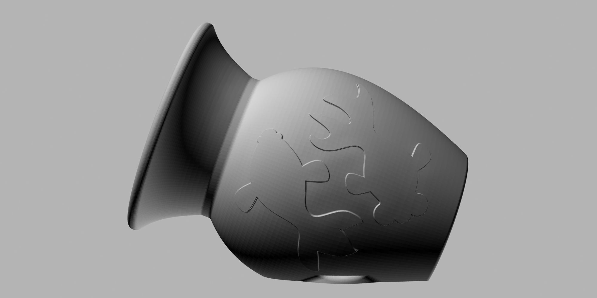 Aquarium-ornaments Octopus-pot -Goldfish- Free 3D print model_6