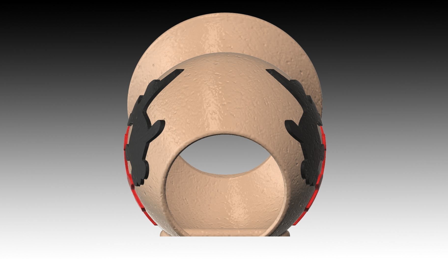 Aquarium-ornaments Octopus-pot -Goldfish- Free 3D print model_2