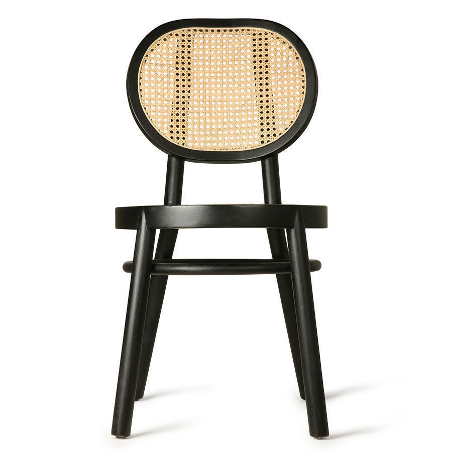 3 samples of Bodeco wooden rattan chair 3D model_5