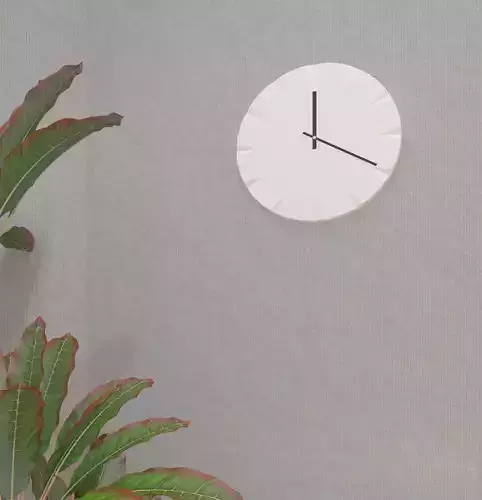 WHITE CLOCK