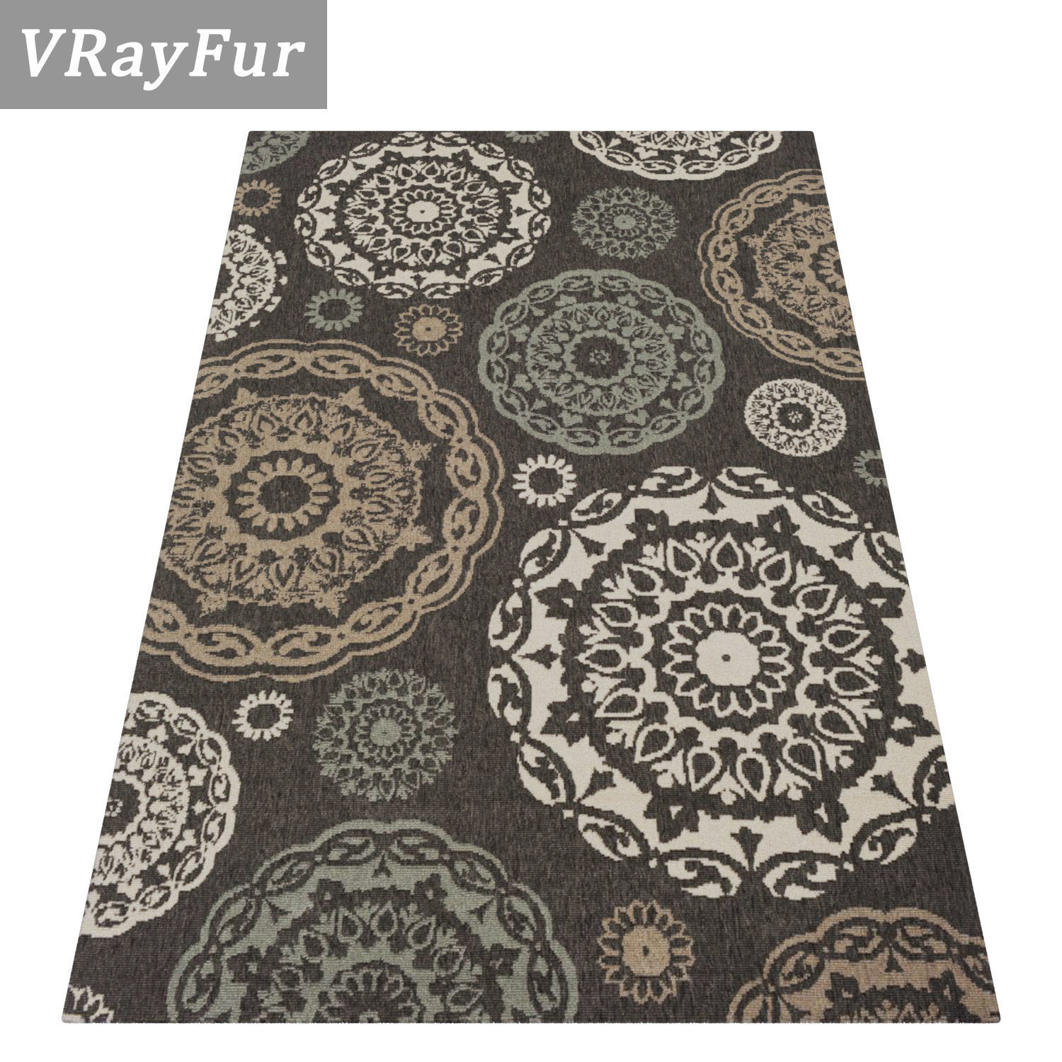 Rug Set 647 3D model_2