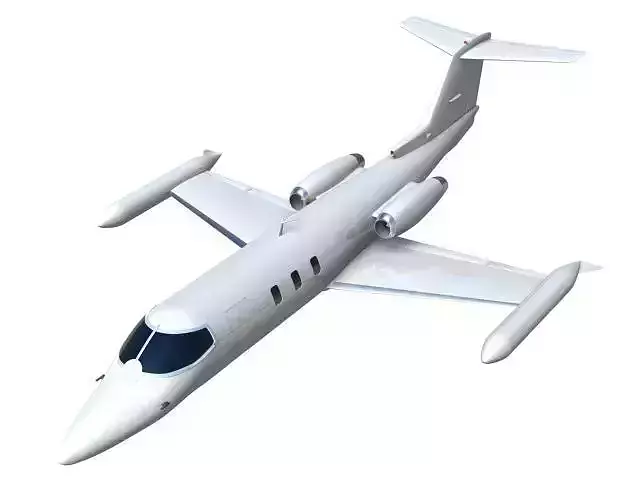 Learjet25 private jet
