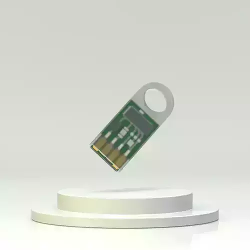 Memory card - Kingston flash disk 3D model