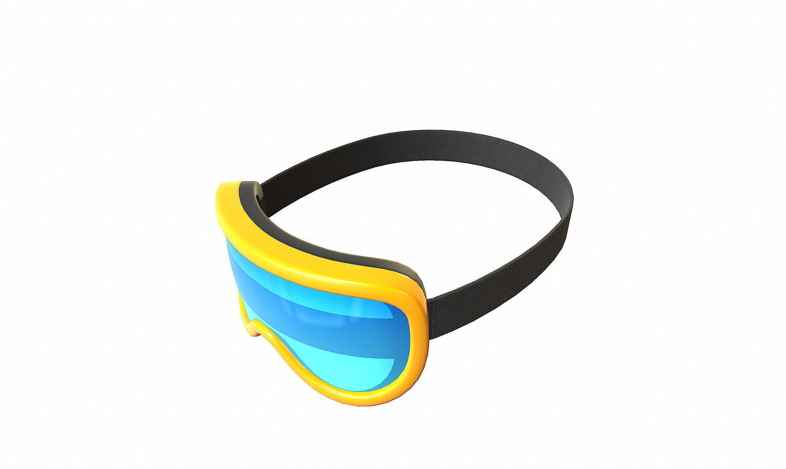Ski Goggles 3D model_10