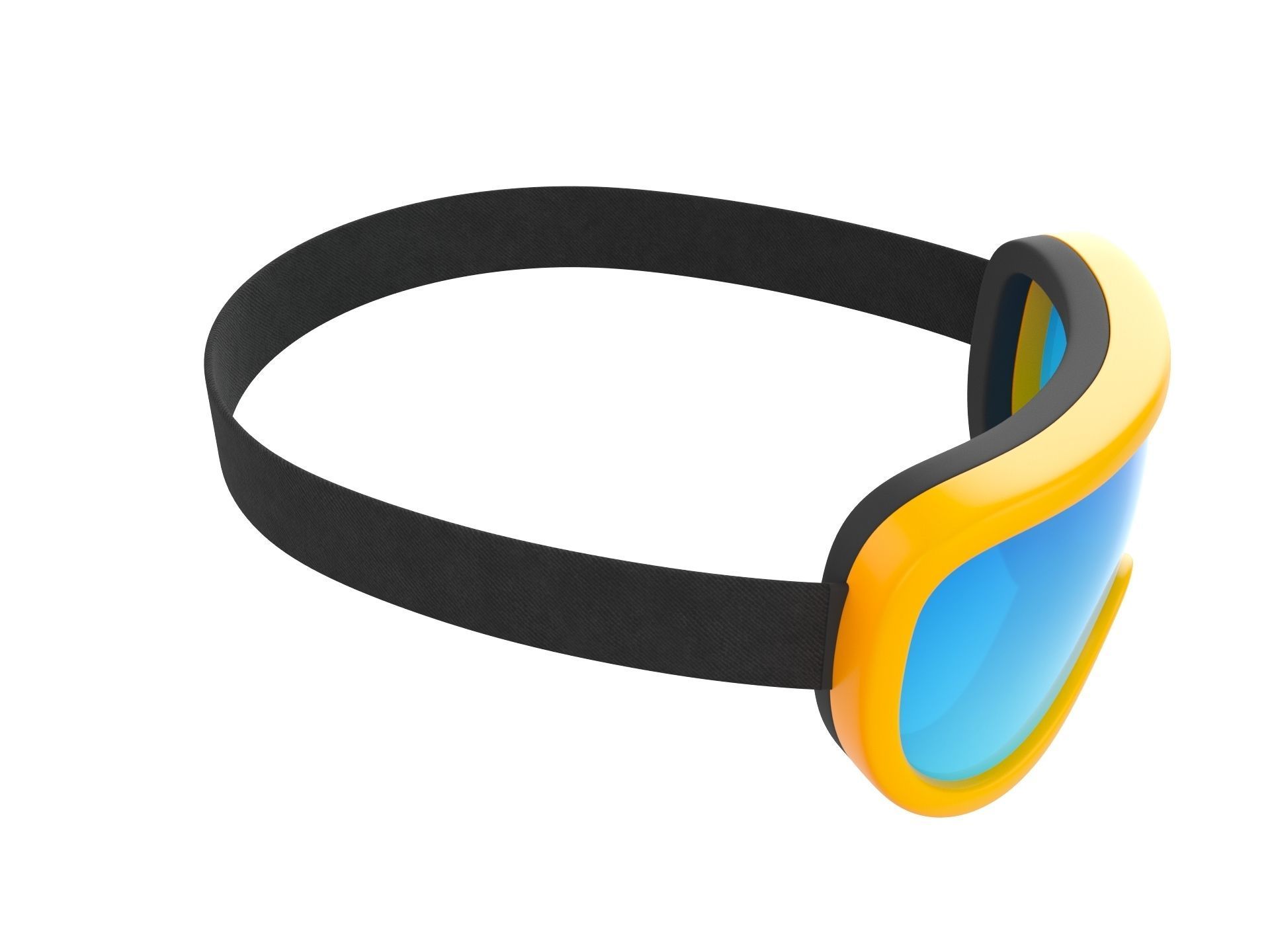 Ski Goggles 3D model_3