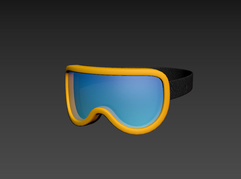 Ski Goggles 3D model_11