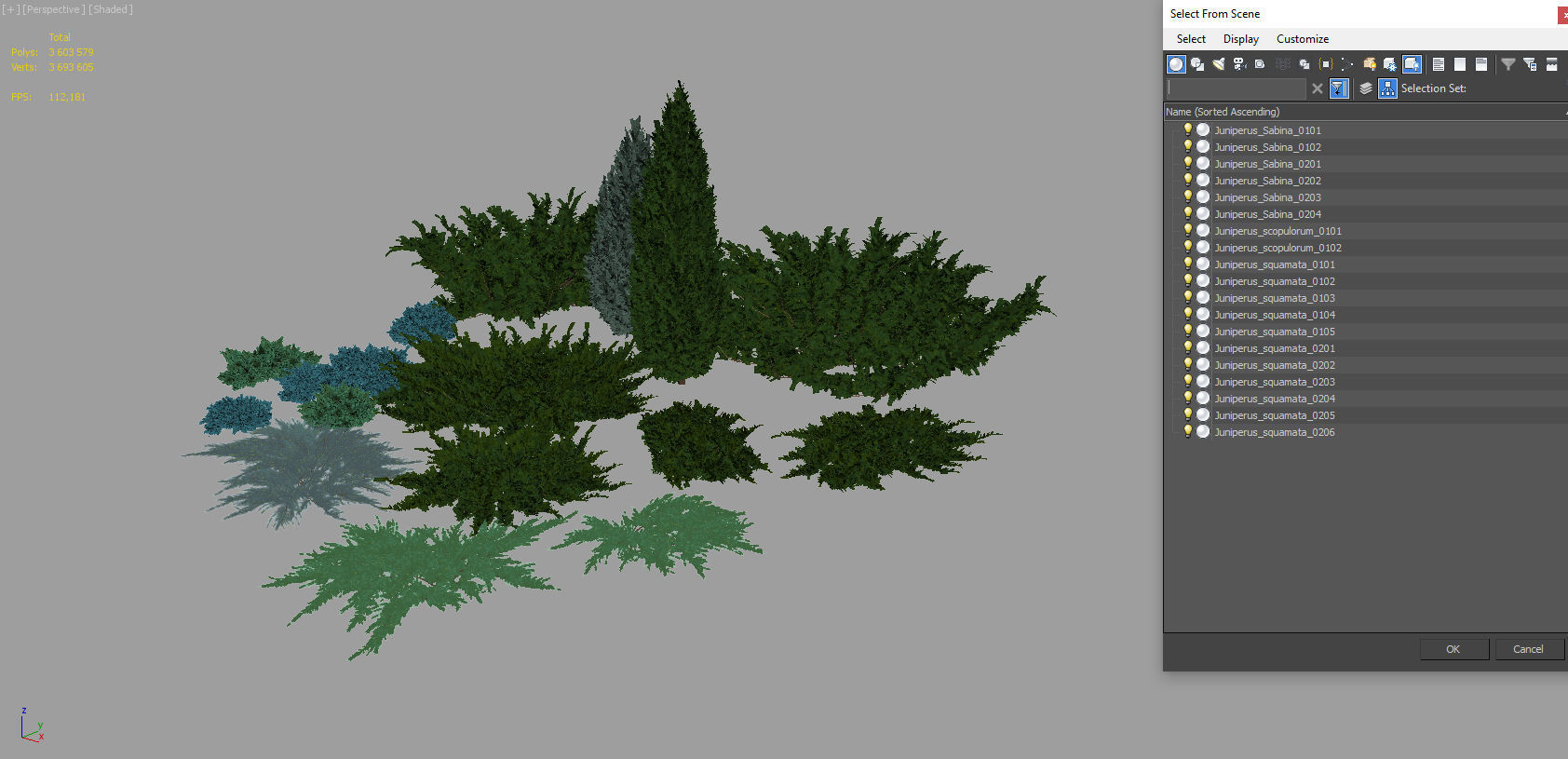 Juniperus Pack 01 3D model_6