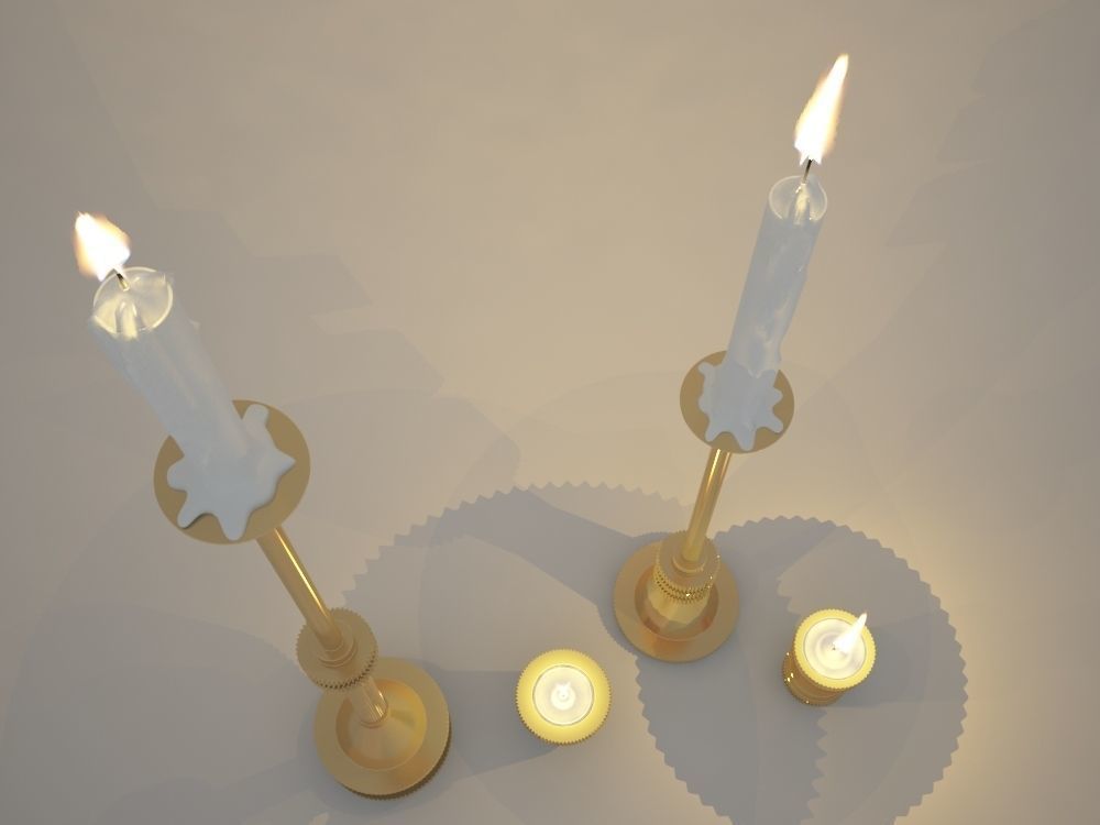TOM DIXON COG CANDLE HOLDER 3D model_3