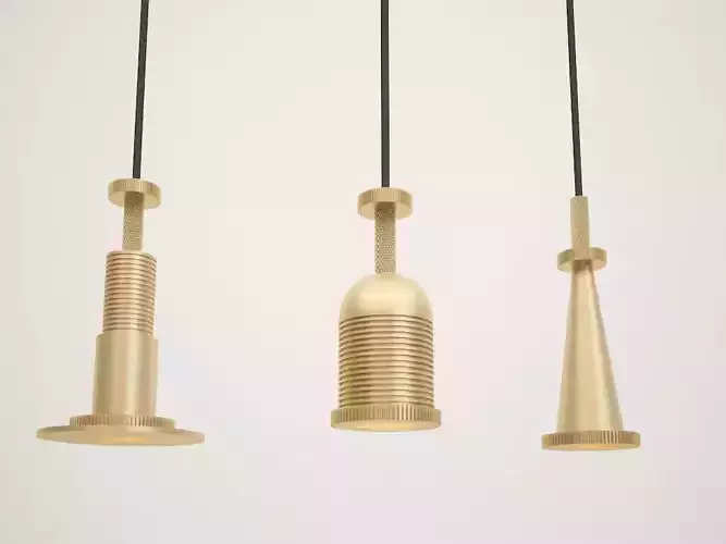 TOM DIXON COG PENDANT SET