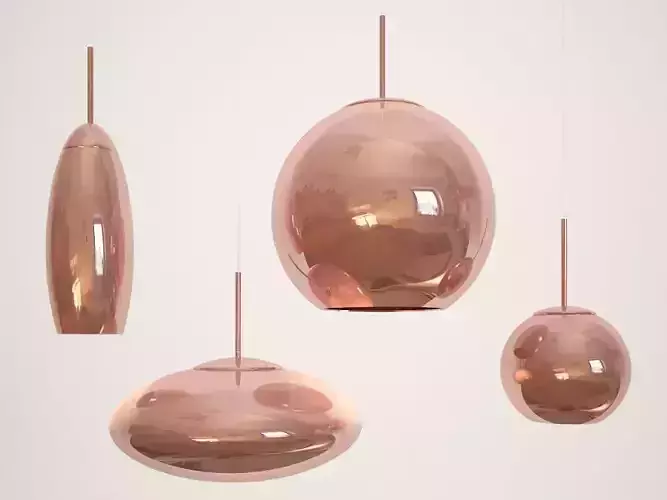 TOM DIXON COPPER SHADE PENDANT