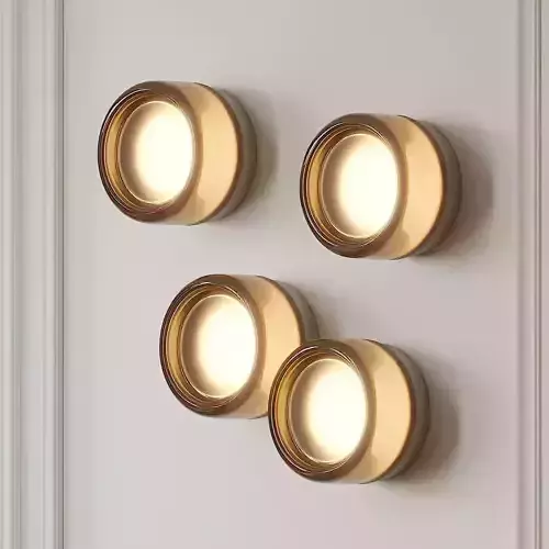 Dimple Smoke Sconce by Rich Brilliant Willing