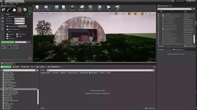 hangar rouille 3D model