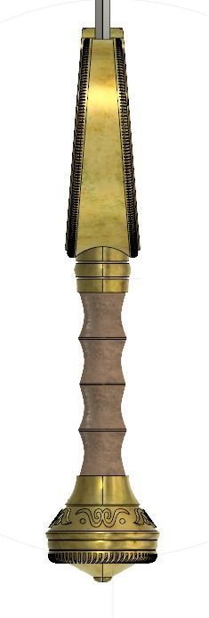 Herugrim - King Theoden - Lord Of The Rings - Sword 3D print model_5