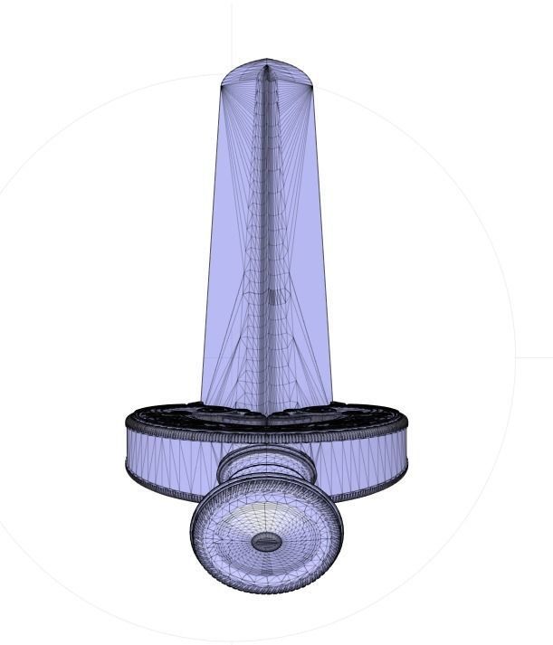 Herugrim - King Theoden - Lord Of The Rings - Sword 3D print model_11