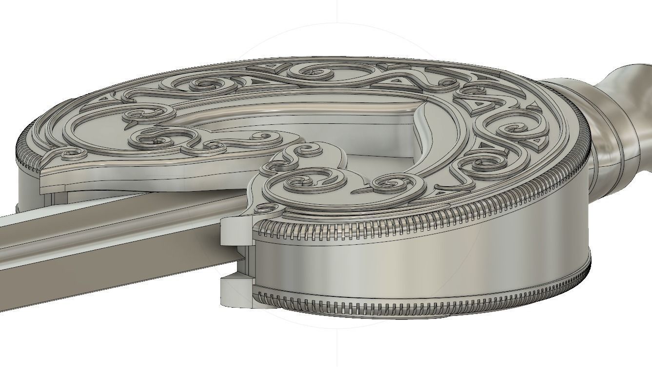 Herugrim - King Theoden - Lord Of The Rings - Sword 3D print model_12