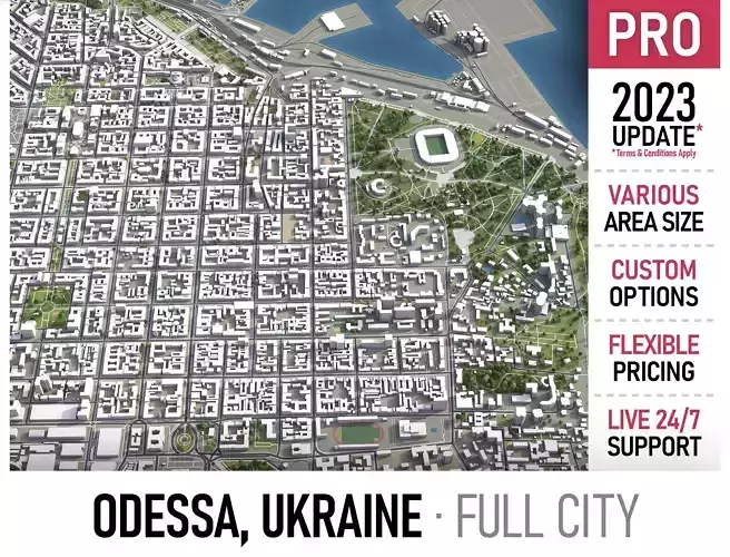 Odessa - 3D City Model