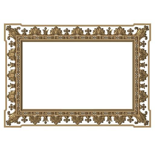 Carved Picture Frame 3D model