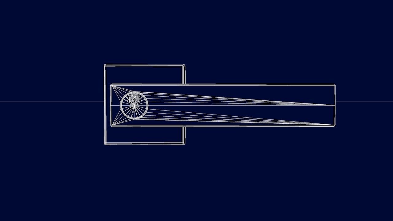 Door Lever Square 3D model_20