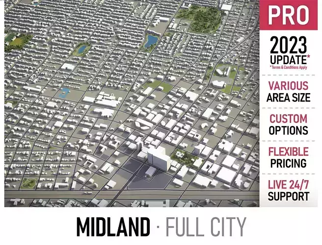 Midland - 3D City Model