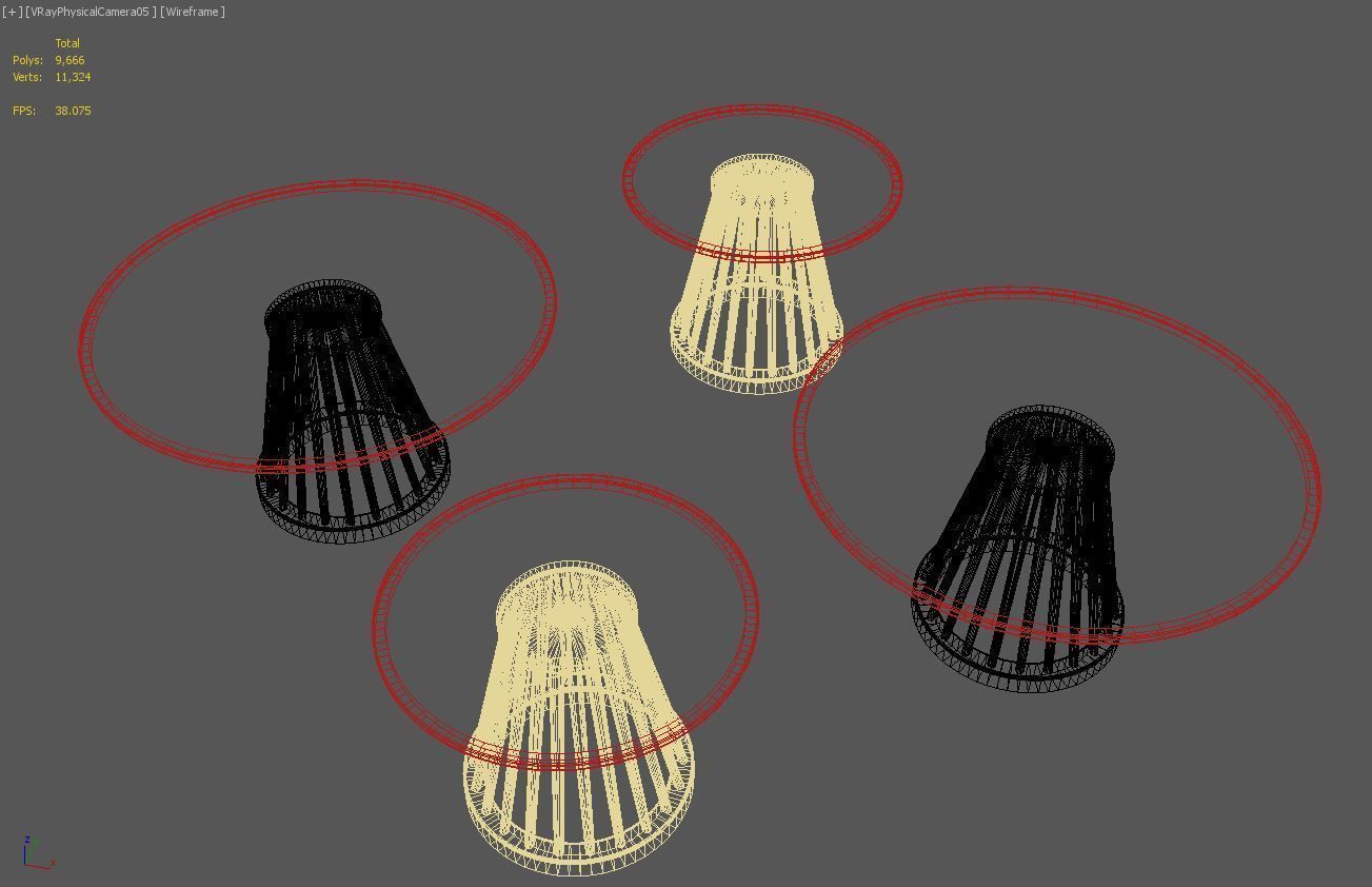 TOM DIXON FAN TABLE 3D model_4