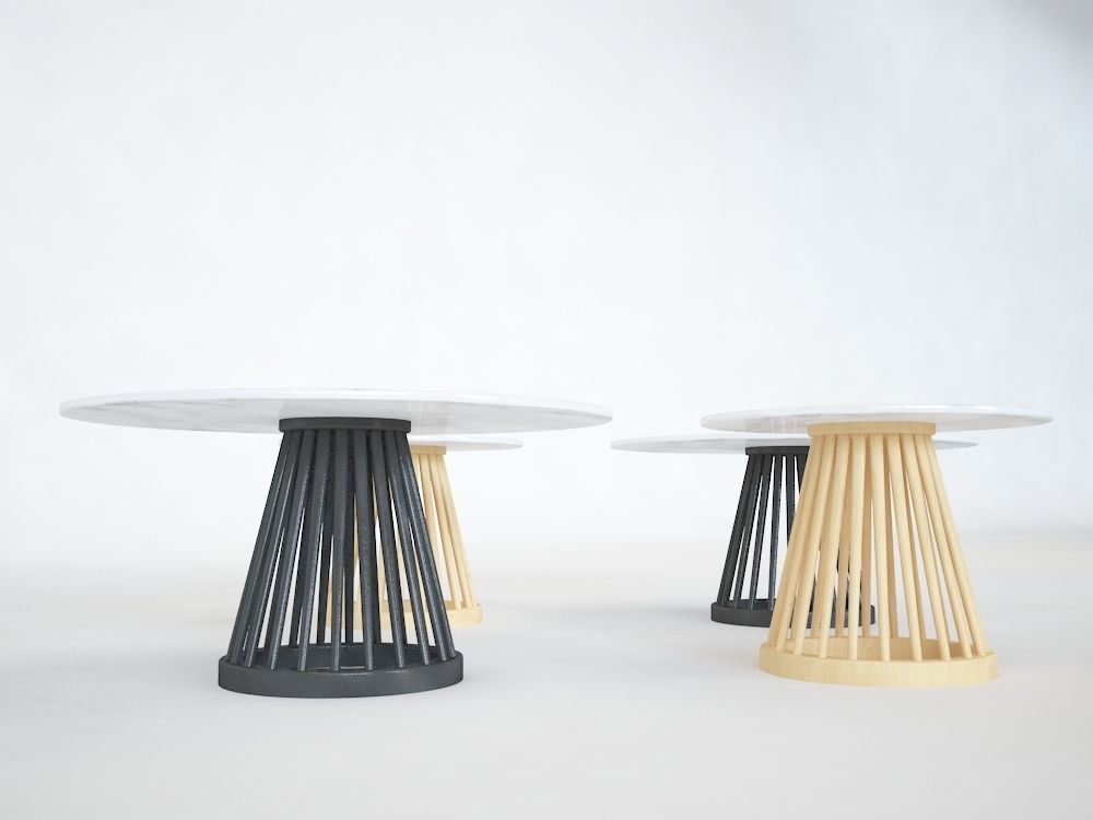 TOM DIXON FAN TABLE 3D model_1