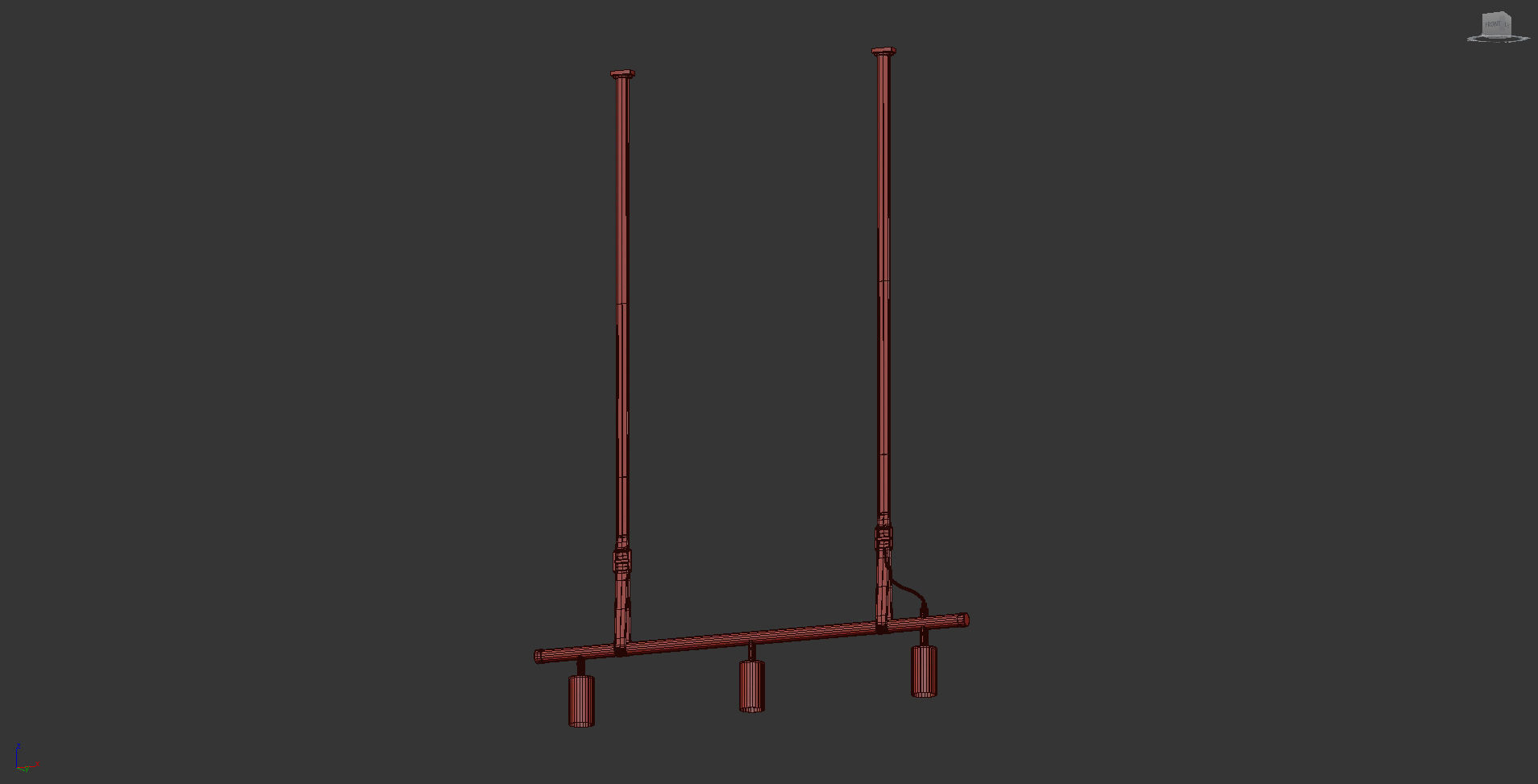 LONG JOHN PENDANT  3D model_9