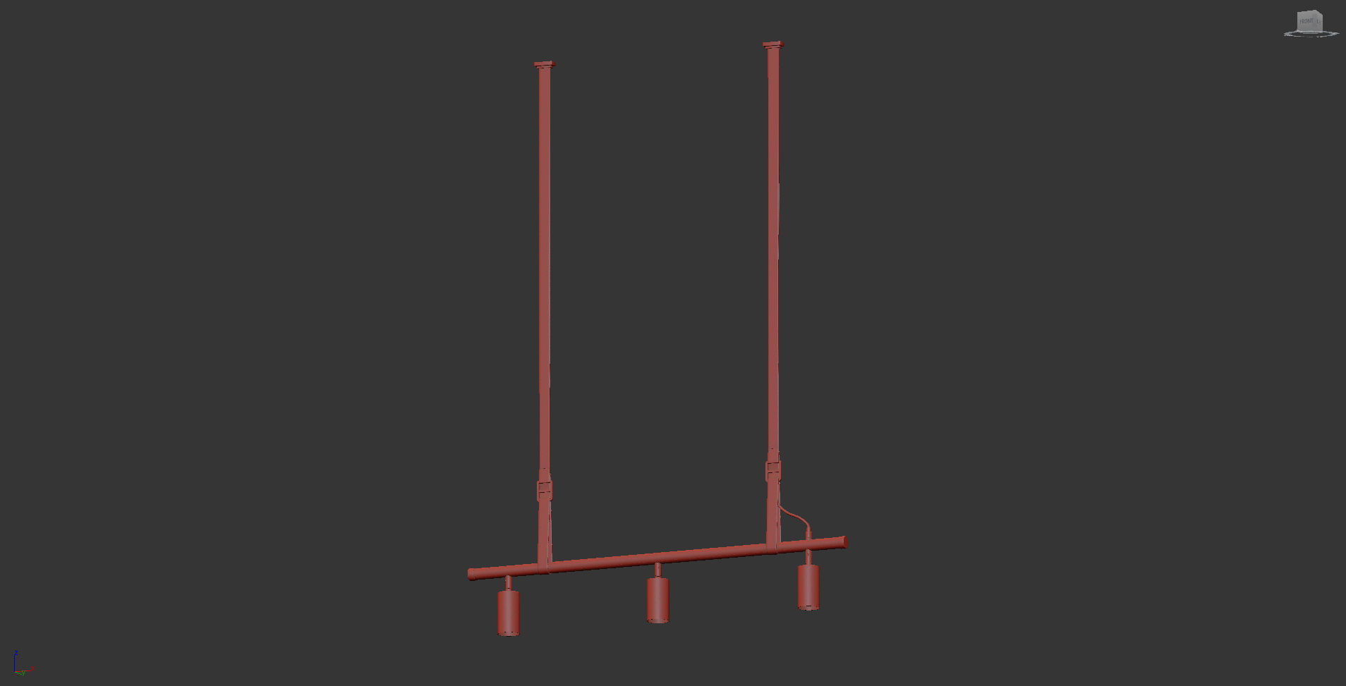 LONG JOHN PENDANT  3D model_6