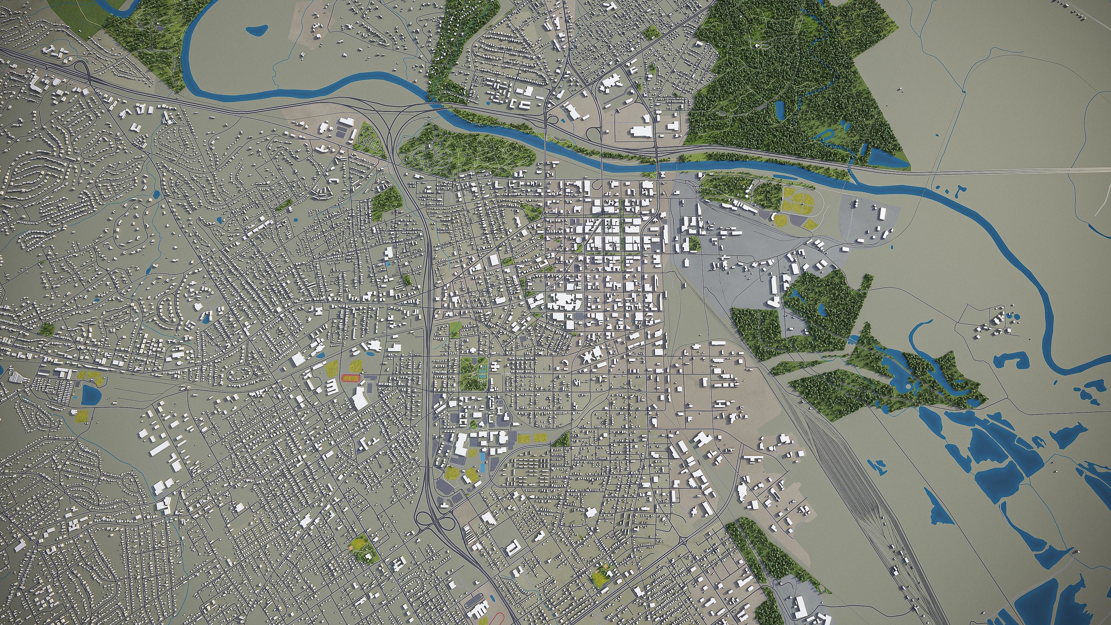 Macon  Low-poly 3D model_8