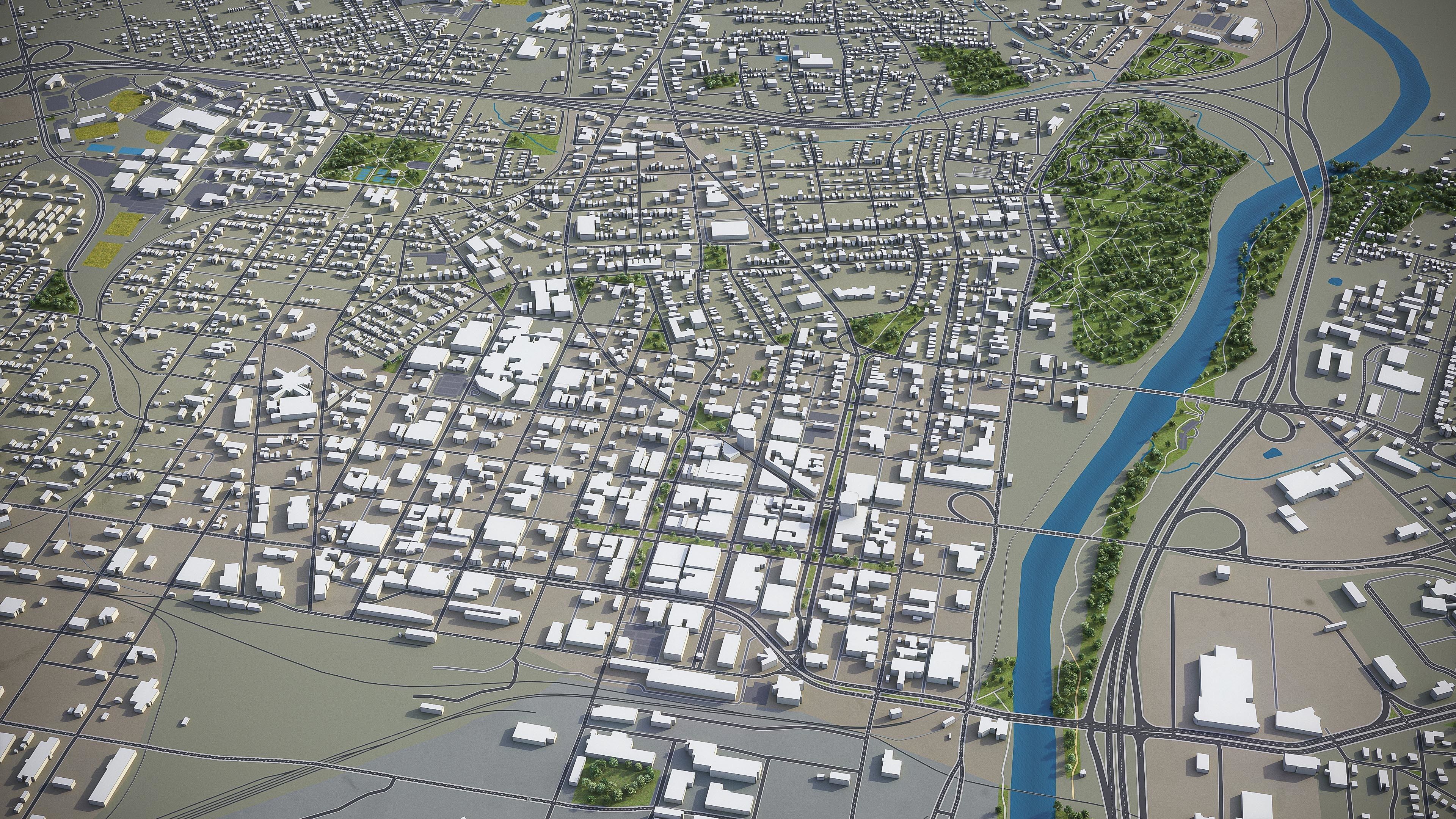 Macon  Low-poly 3D model_3