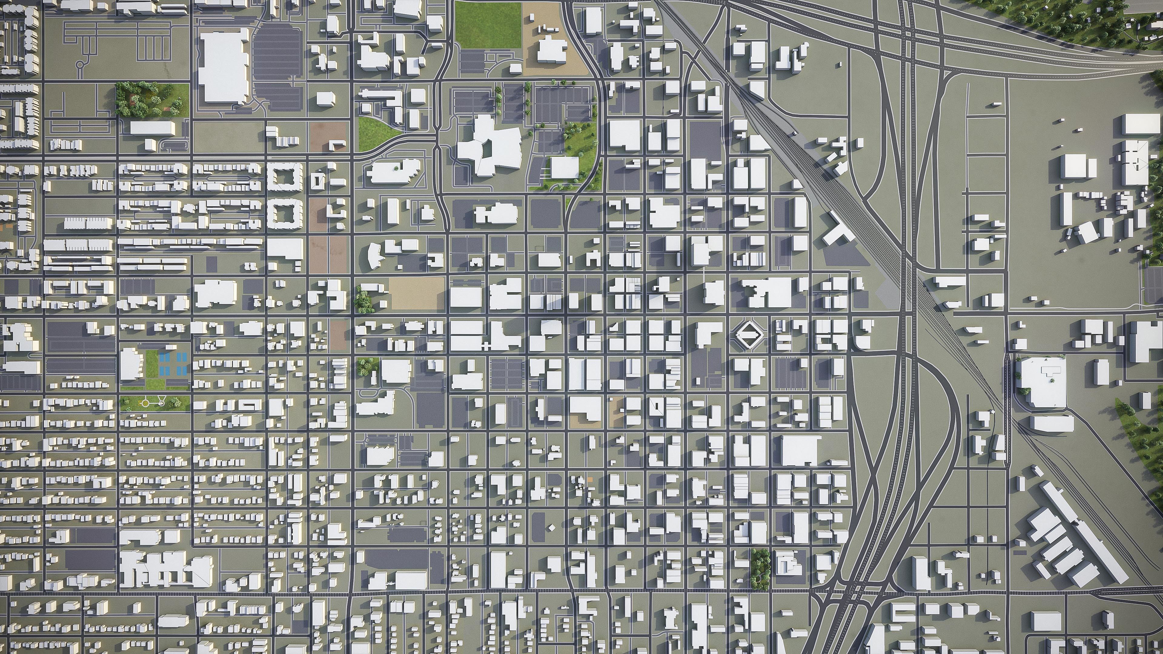 Lubbock  Low-poly 3D model_12