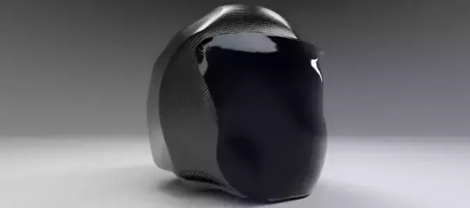 Helmet carbon fiber