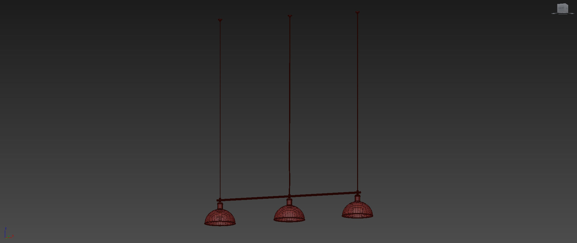 MENU HUBERT FRAME TRIBECA PENDANT LAMP by Soren Rose 3D model_9