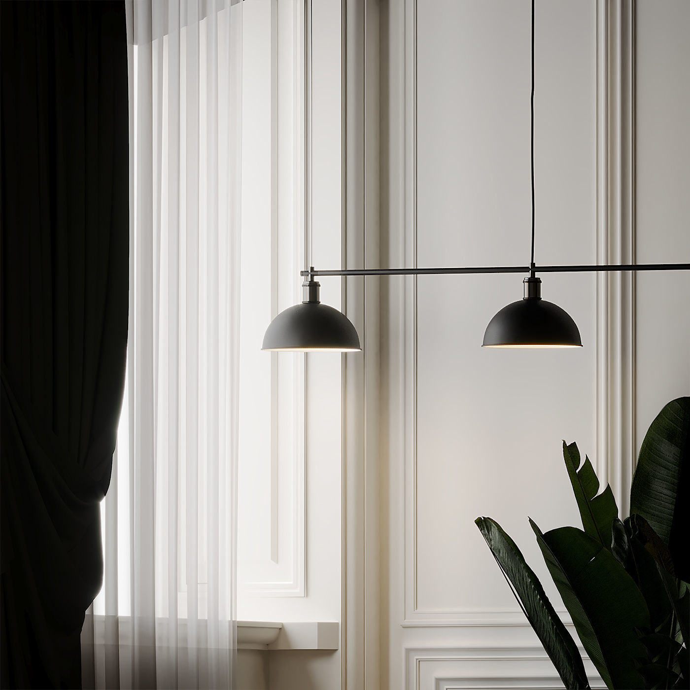 MENU HUBERT FRAME TRIBECA PENDANT LAMP by Soren Rose 3D model_2