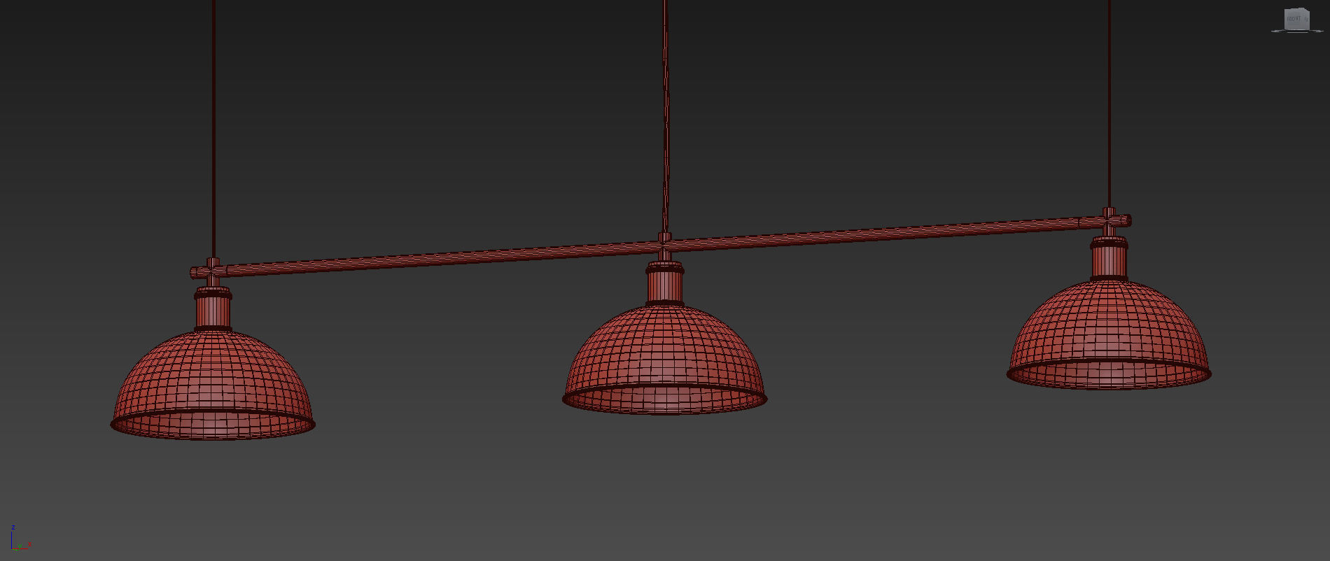 MENU HUBERT FRAME TRIBECA PENDANT LAMP by Soren Rose 3D model_8