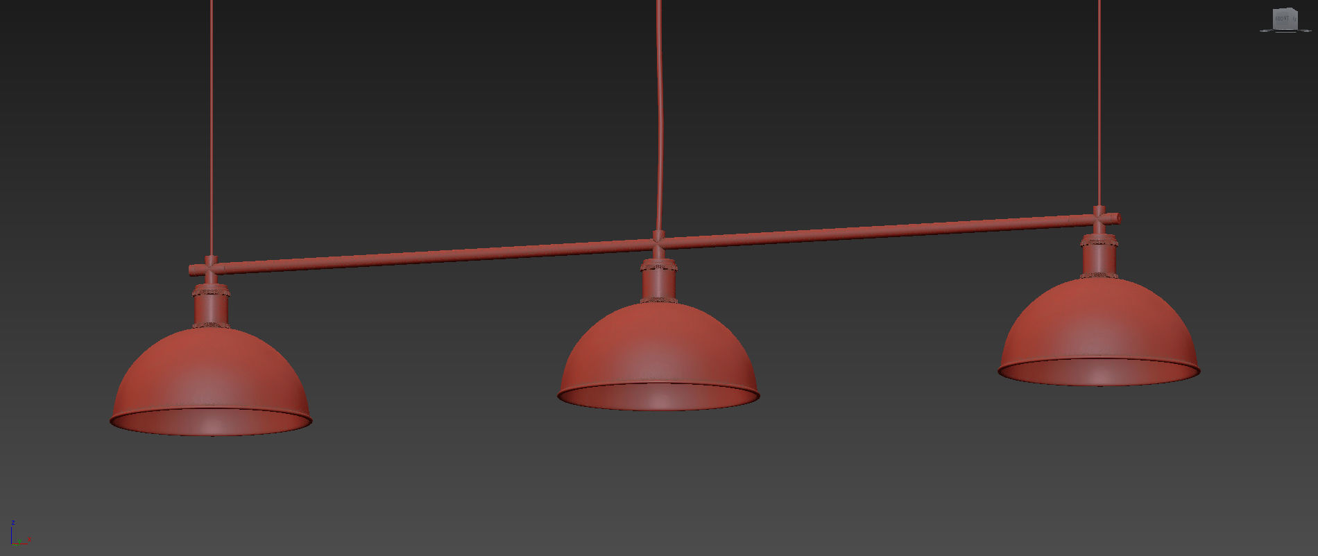 MENU HUBERT FRAME TRIBECA PENDANT LAMP by Soren Rose 3D model_7