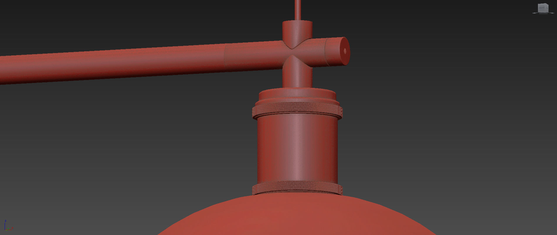 MENU HUBERT FRAME TRIBECA PENDANT LAMP by Soren Rose 3D model_3