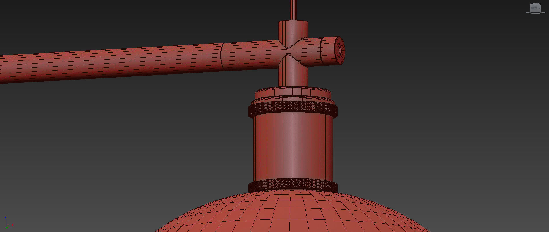 MENU HUBERT FRAME TRIBECA PENDANT LAMP by Soren Rose 3D model_4