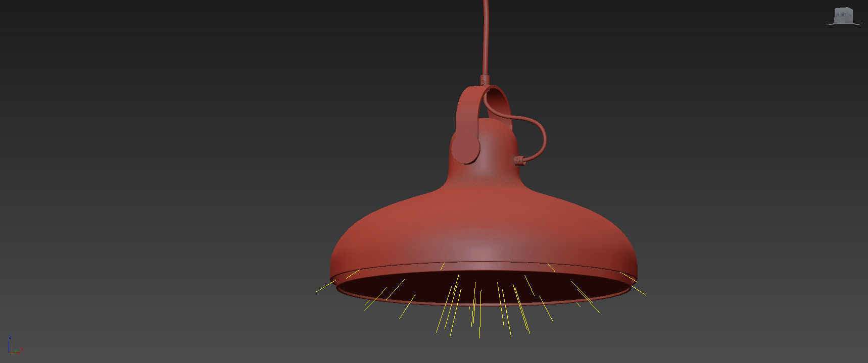 LE KLINT CARRONADE PENDANT - LARGE 3D model_9