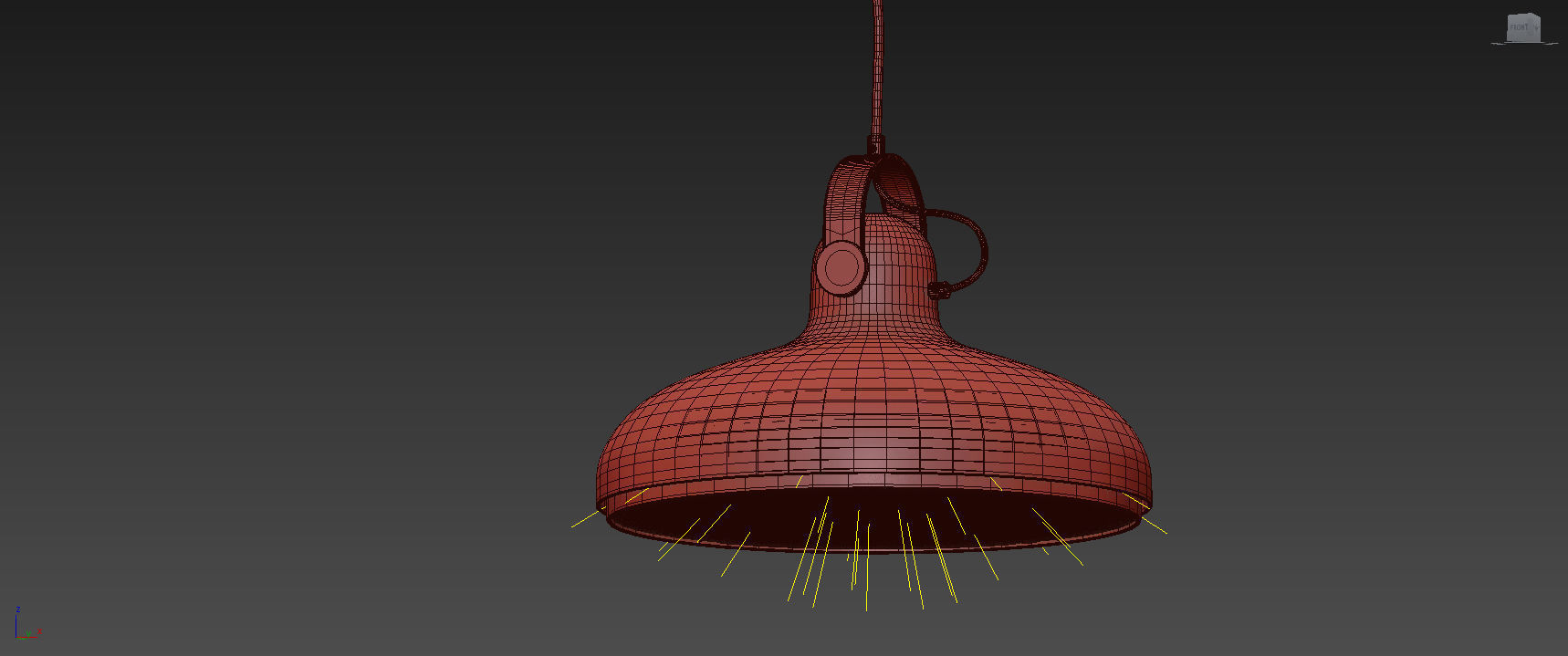 LE KLINT CARRONADE PENDANT - LARGE 3D model_7