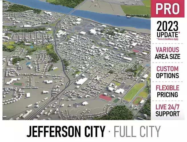 Jefferson City - 3D City Model