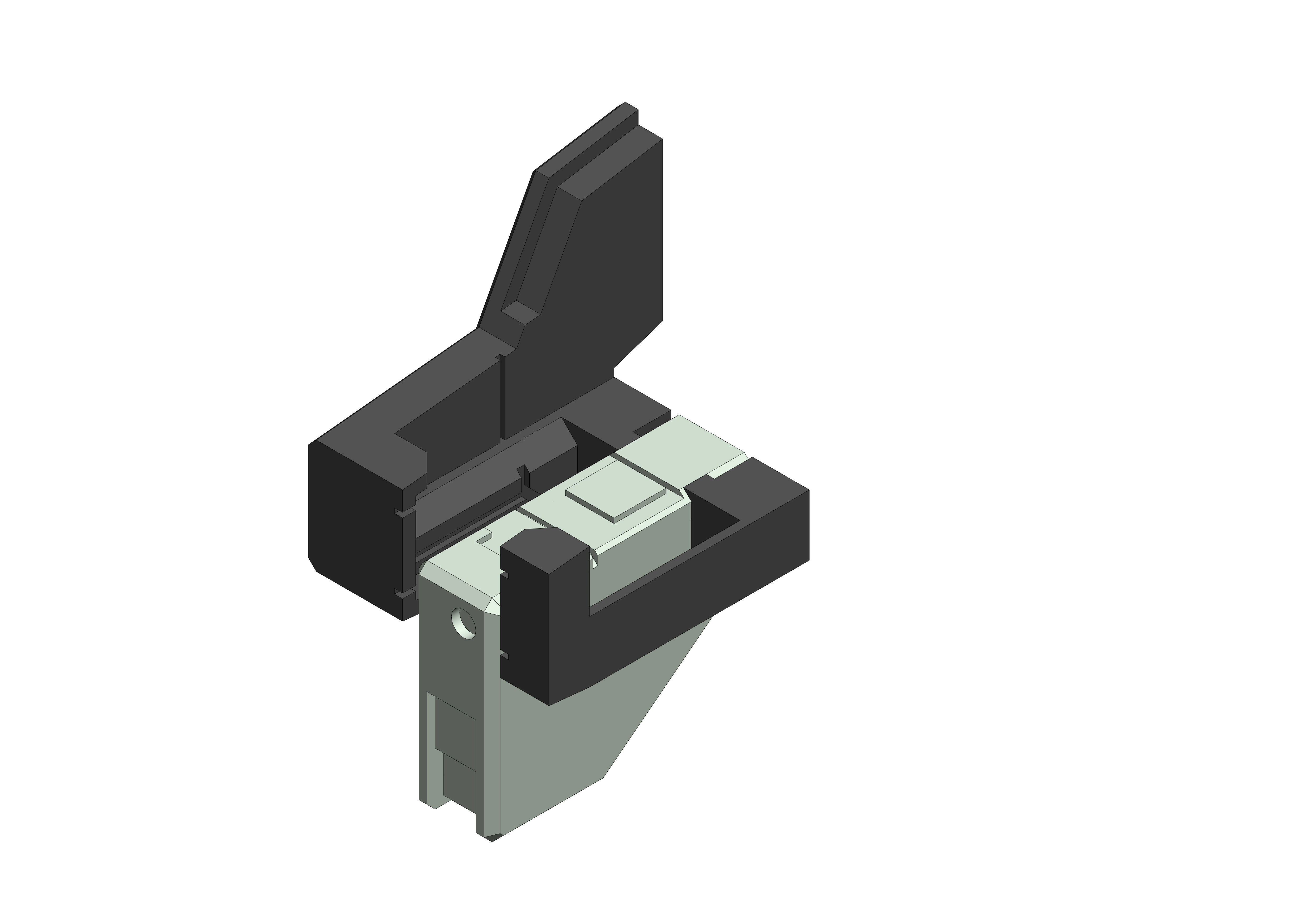 3A Rex Half Size Edition Upgrade Kit 3D print model_2