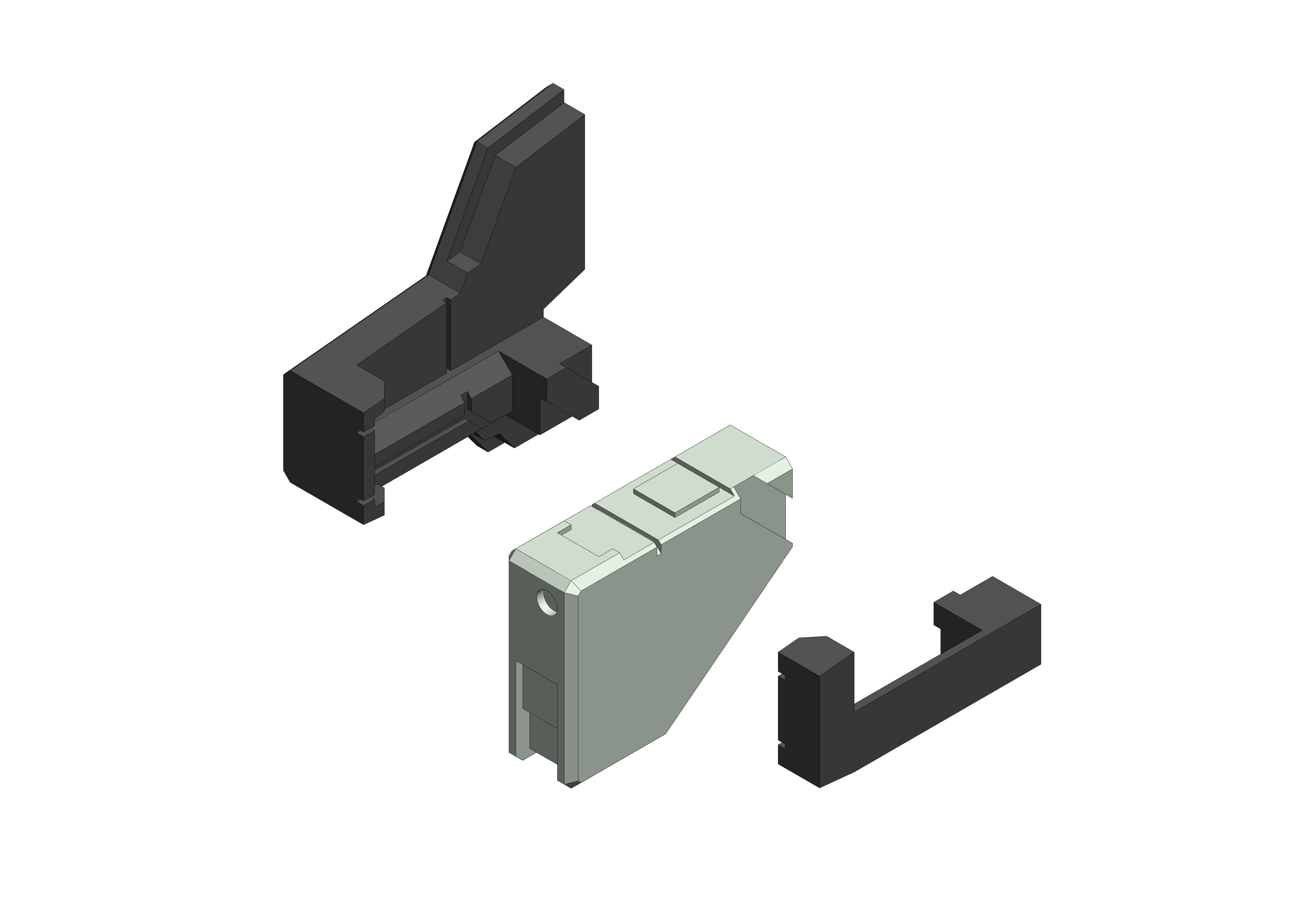 3A Rex Half Size Edition Upgrade Kit 3D print model_3