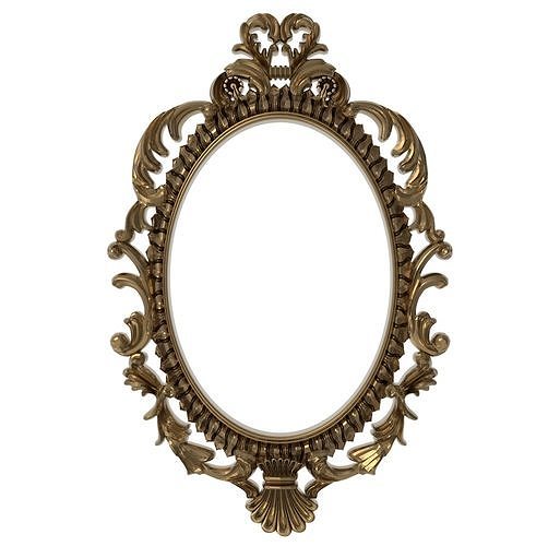 Carved Picture Frame 3D model