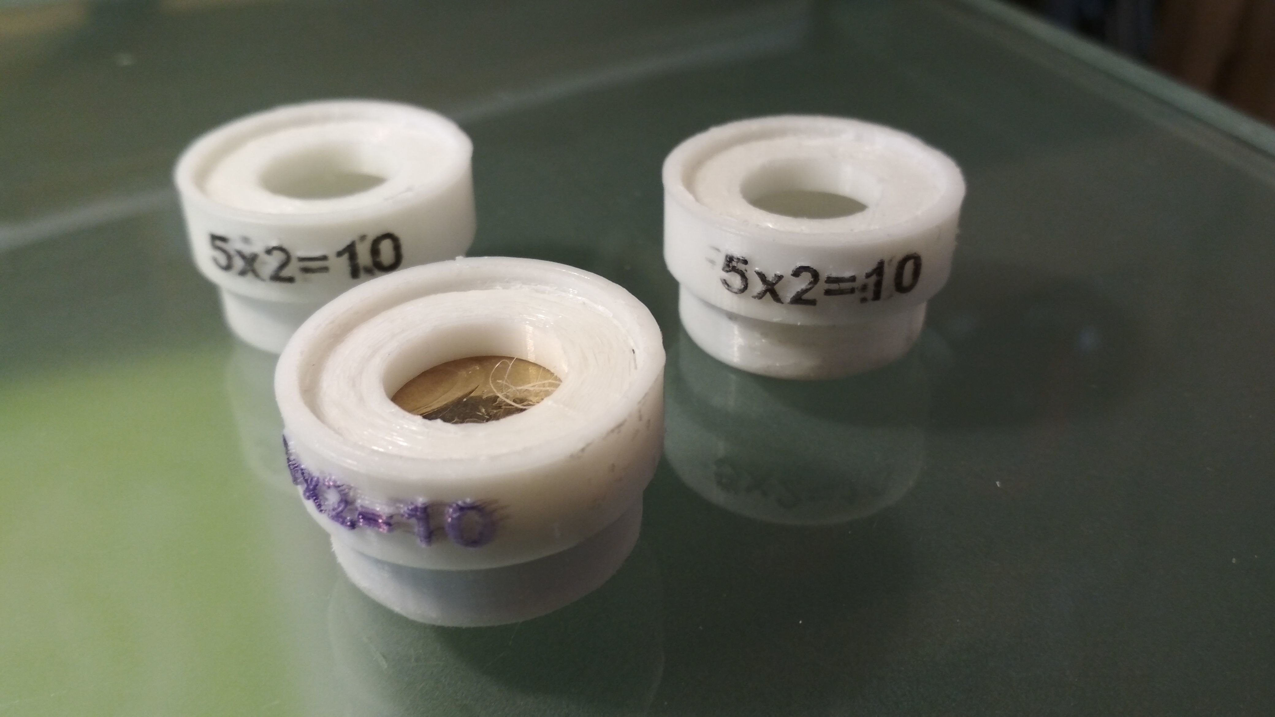 EURO CASES holder FOR EURO COINS ROLL Free 3D print model_2